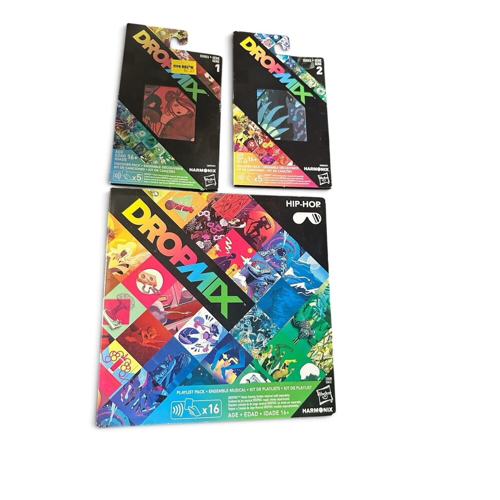 DropMix Drop Mix Hip-hop Playlist Pack Sealed Harmonix & Series One and Two open
